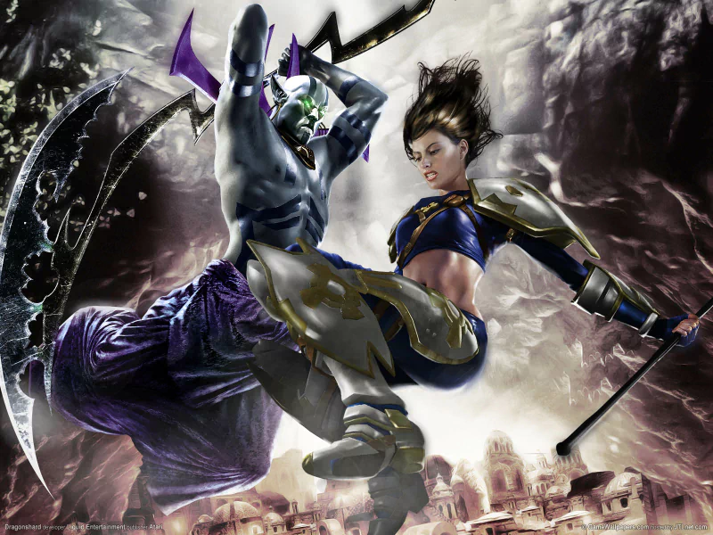 creature weapon battle video game Dungeons & Dragons: Dragonshard Image