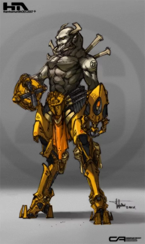  Techy Alien by Numioh