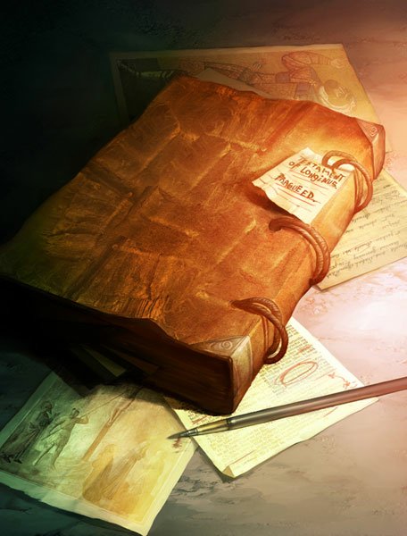 Download Fantasy Book Journal Papers Antique Art