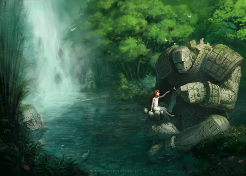 fantasy golem animation nature giant Image