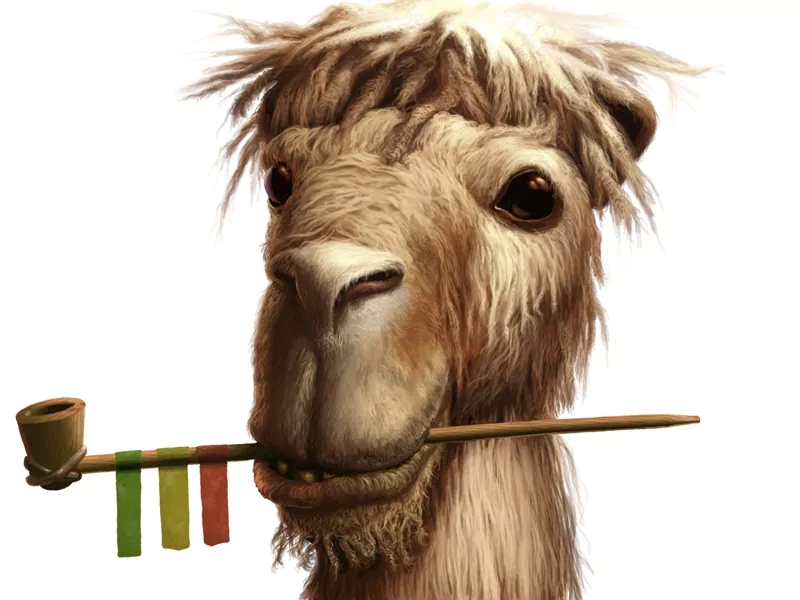  Reggae camel by Jukka