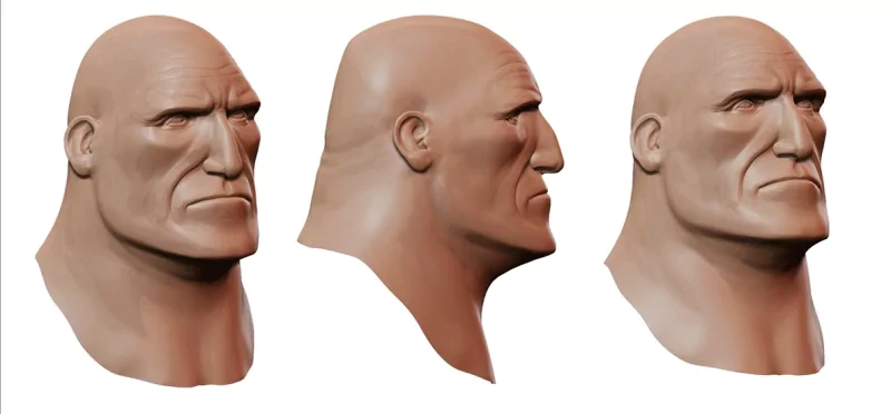  Heavy Weapons Guy Bust by thomasmahler