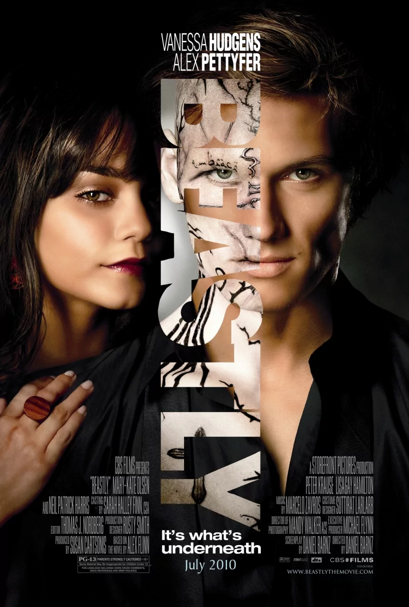 poster Alex Pettyfer Vanessa Hudgens Beastly (Movie) movie Beastly Image