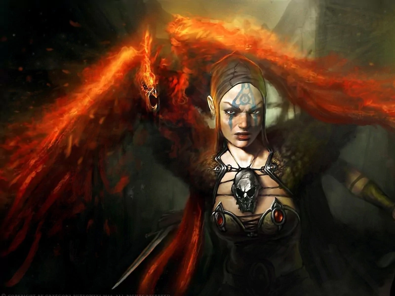fantasy woman warrior Image