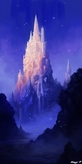 Fantasy Castle Art by Cycle Circle