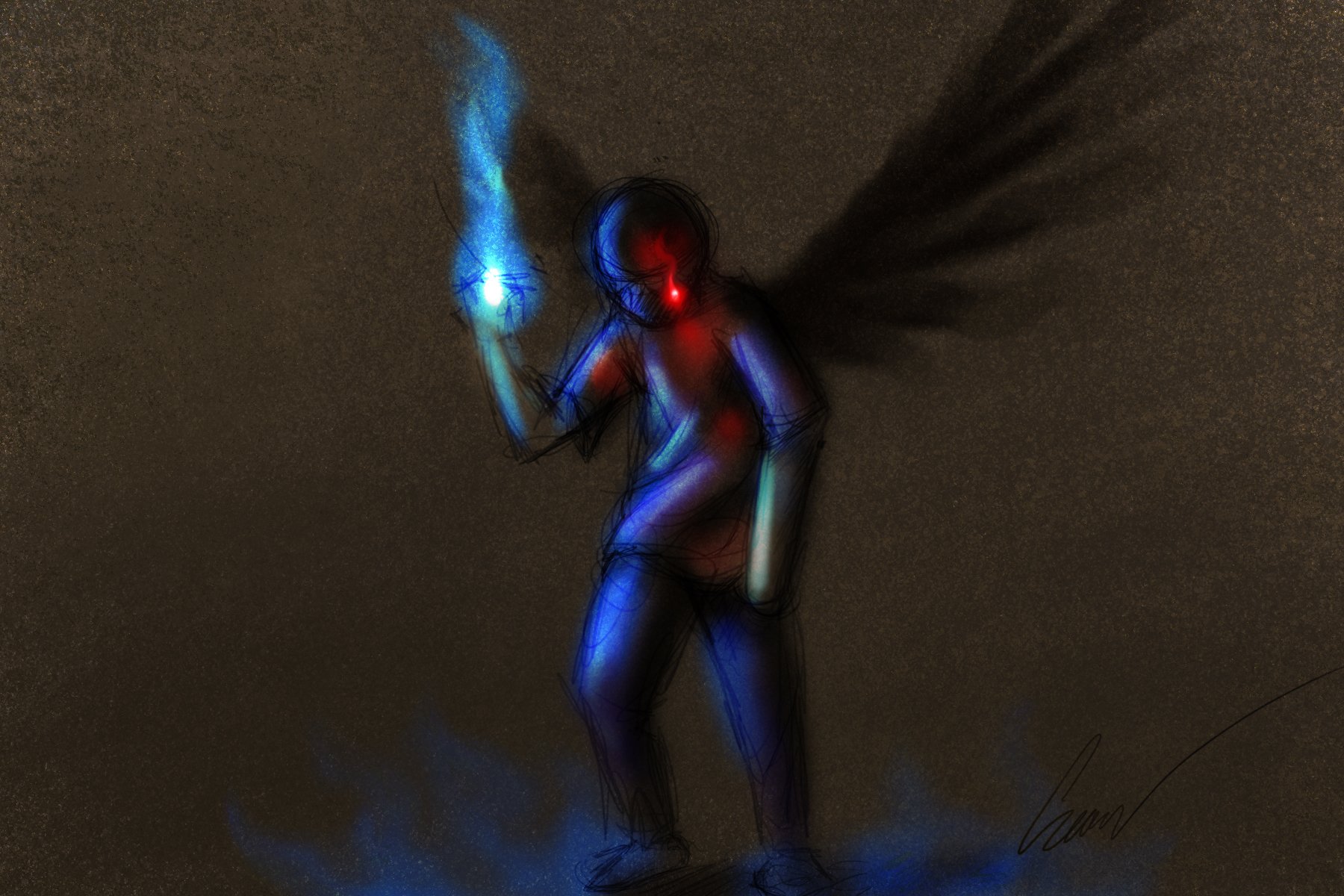 Shadow Boy by redchaos