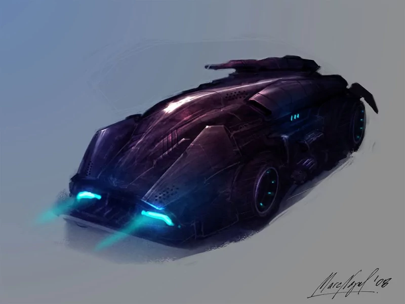  Batmobile by marcnail