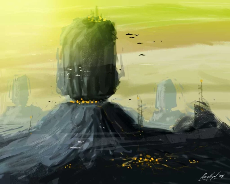  Landscape sketch by marcnail