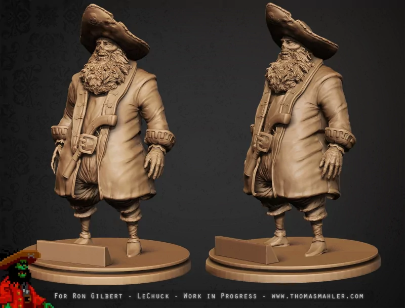  Fearsome Ghost Pirate 'LeChuck' by thomasmahler