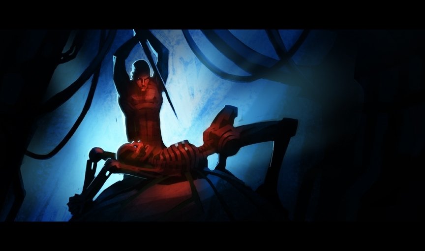 Download Fantasy Sacrifice Skeleton Spider Dark Dark Fantasy Art