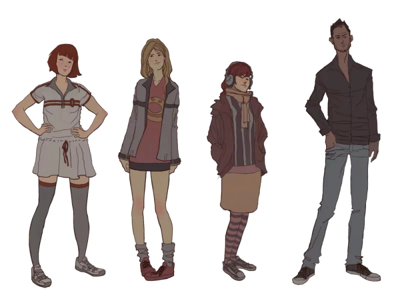  Character designs  by CAS