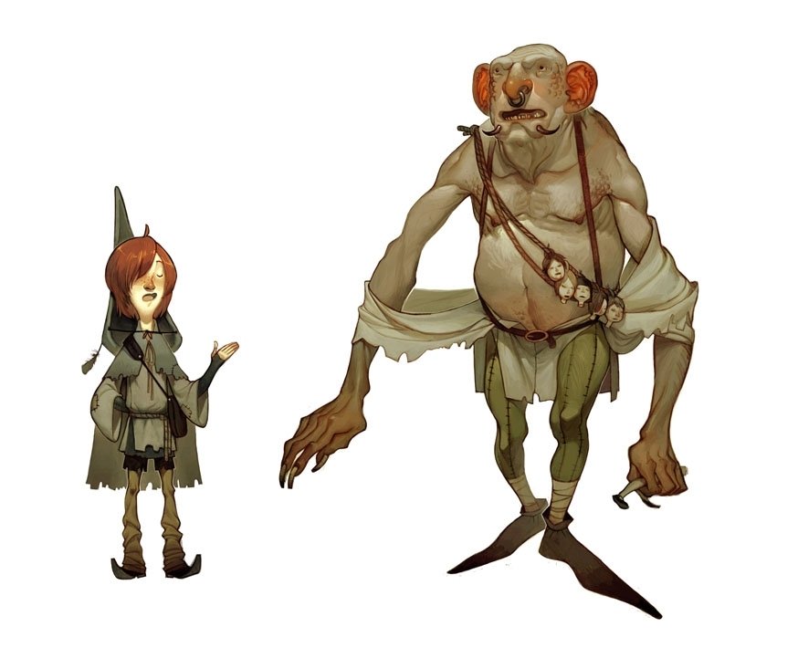 Download Fantasy Creature Creature Design Illustration Monster Art