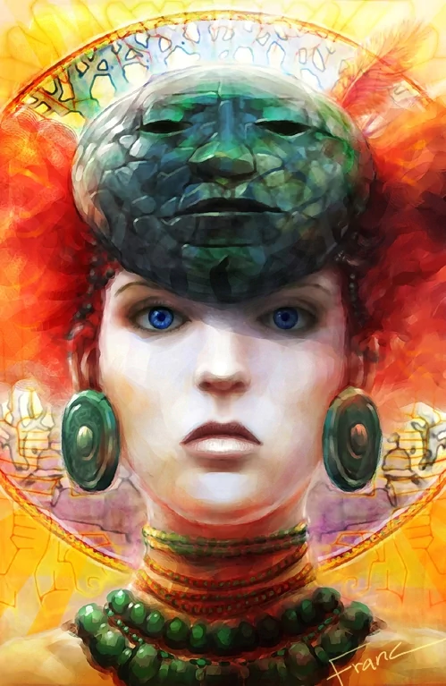  Sacred girl by Franc