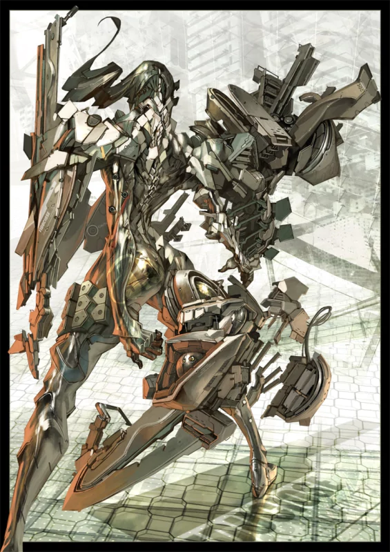 Sci Fi woman robot futuristic cyborg Image