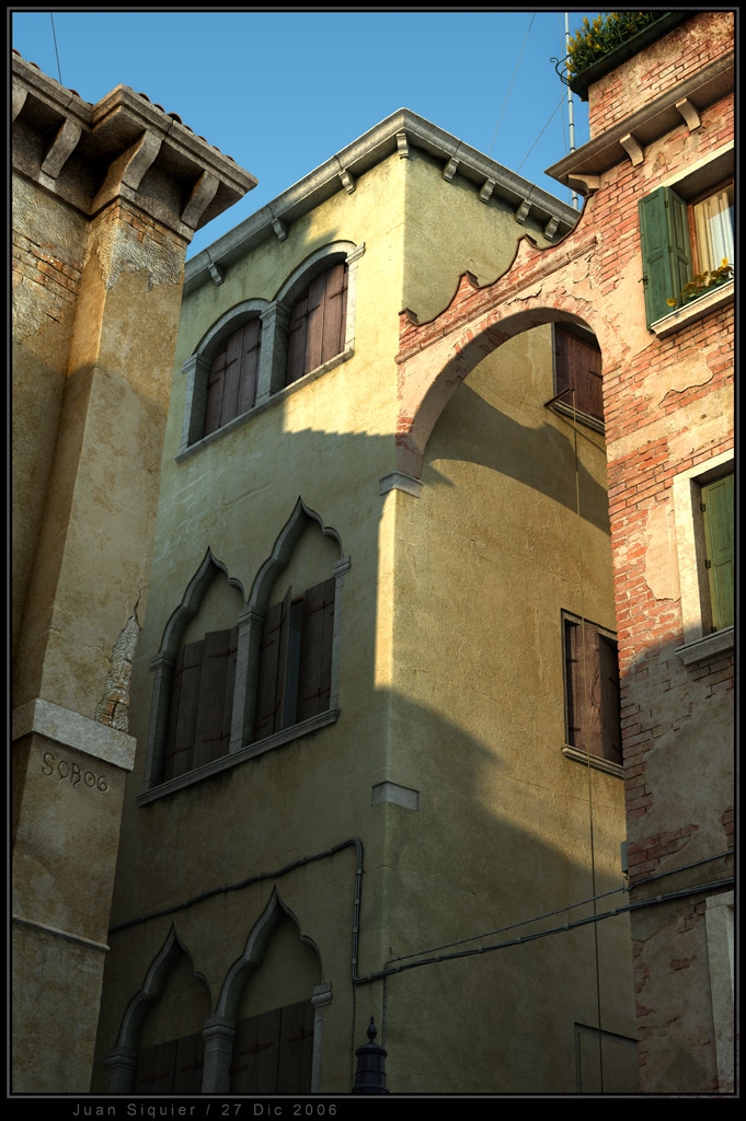 Looking up in Venezia  by Siquier