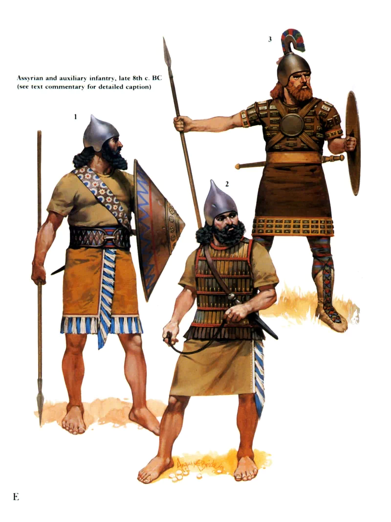  Assyrian soldiers
