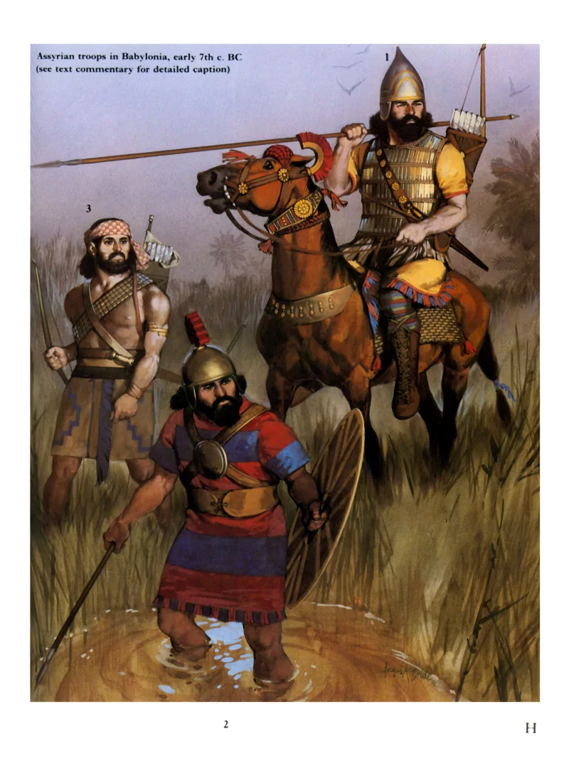  Assyrian soldiers