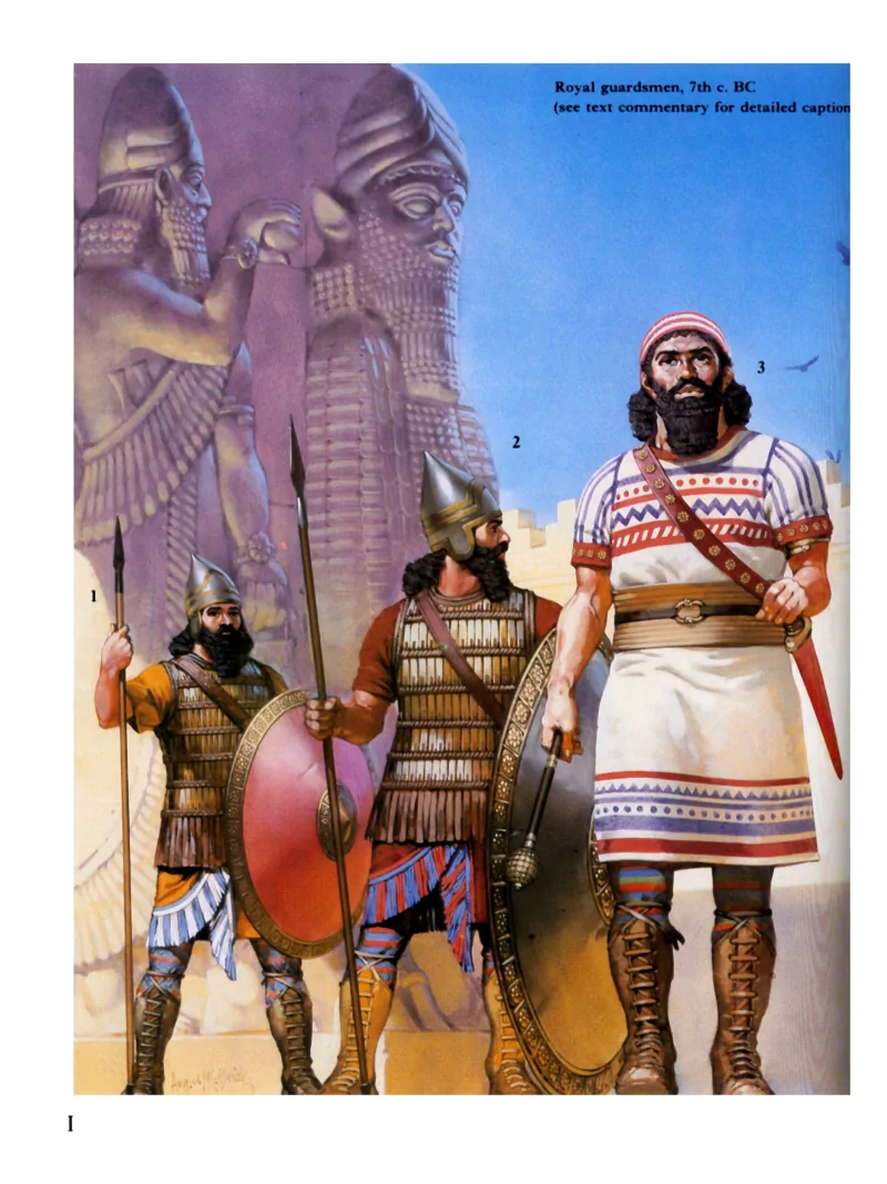  Assyrian soldiers