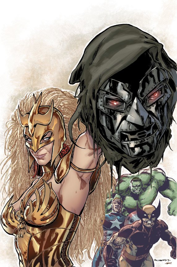 Download Comic Fearless Defenders Art