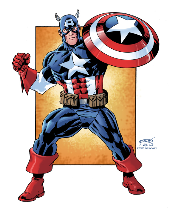 Captain America Art
