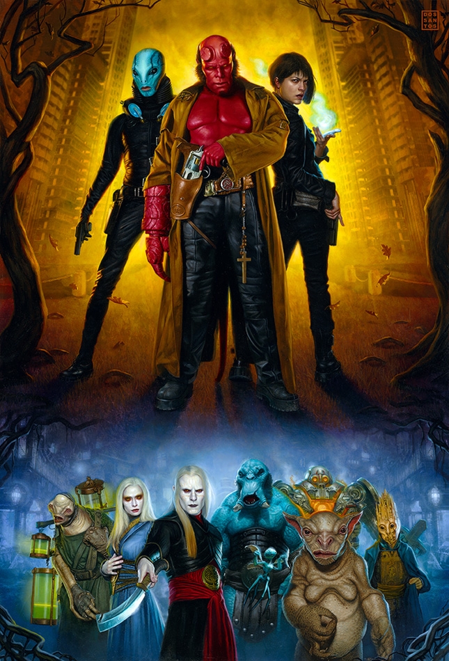 Hellboy (2004) Art by Daniel Dos Santos