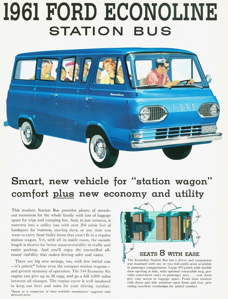 Download Vehicle 1961 Ford Econoline Art