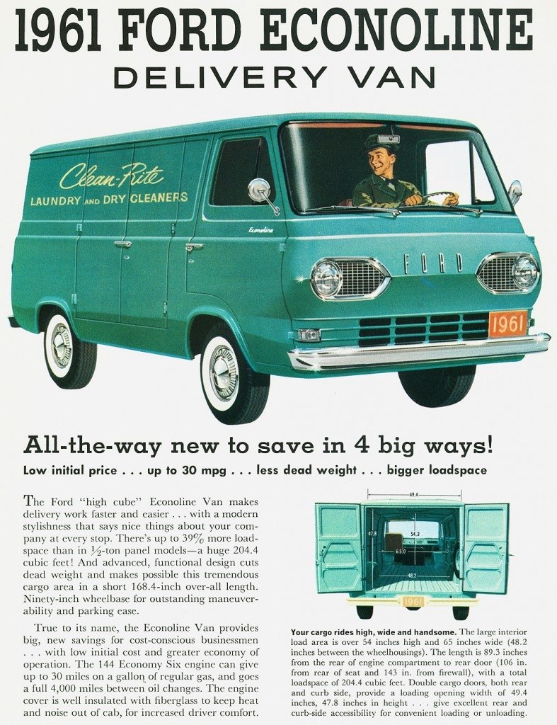 Download Vehicle 1961 Ford Econoline Art