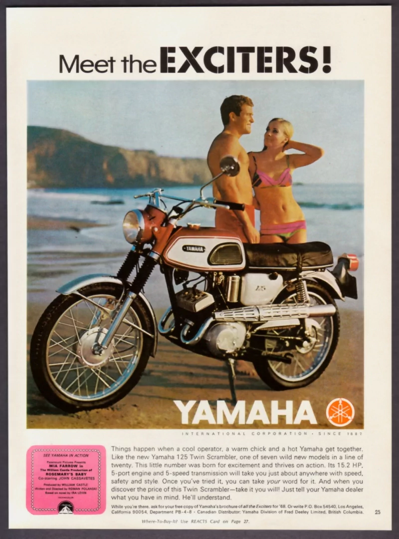 vehicle yamaha 125 twin scrambler Image