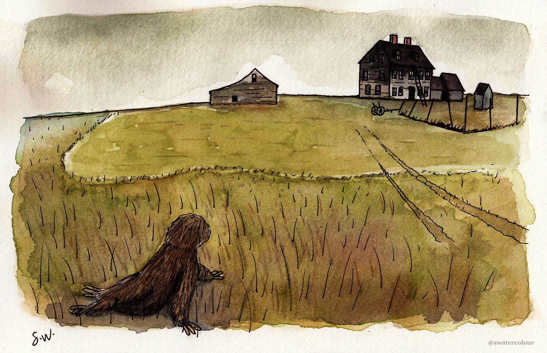 Download Animal Sloth Farmhouse Field Barn Art