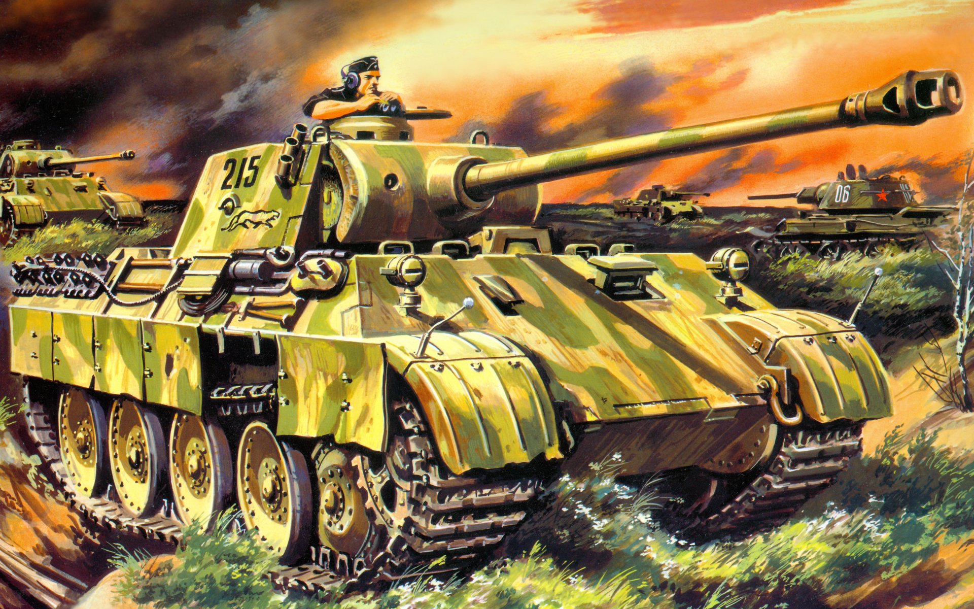 Military Tank Art