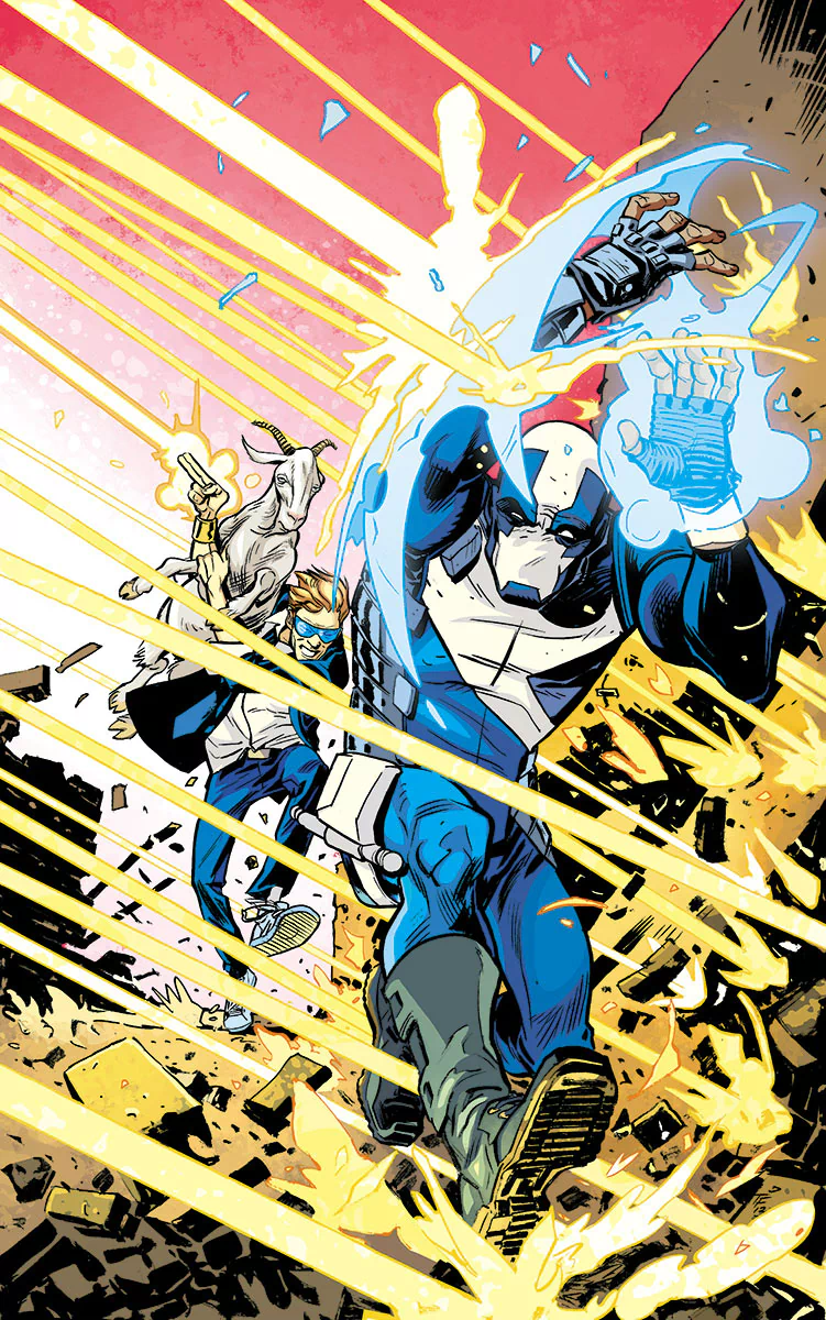 Comic Quantum and Woody Image