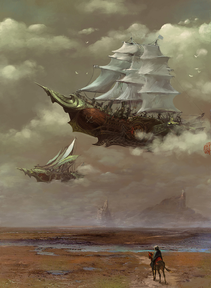 Fantasy Ship Art