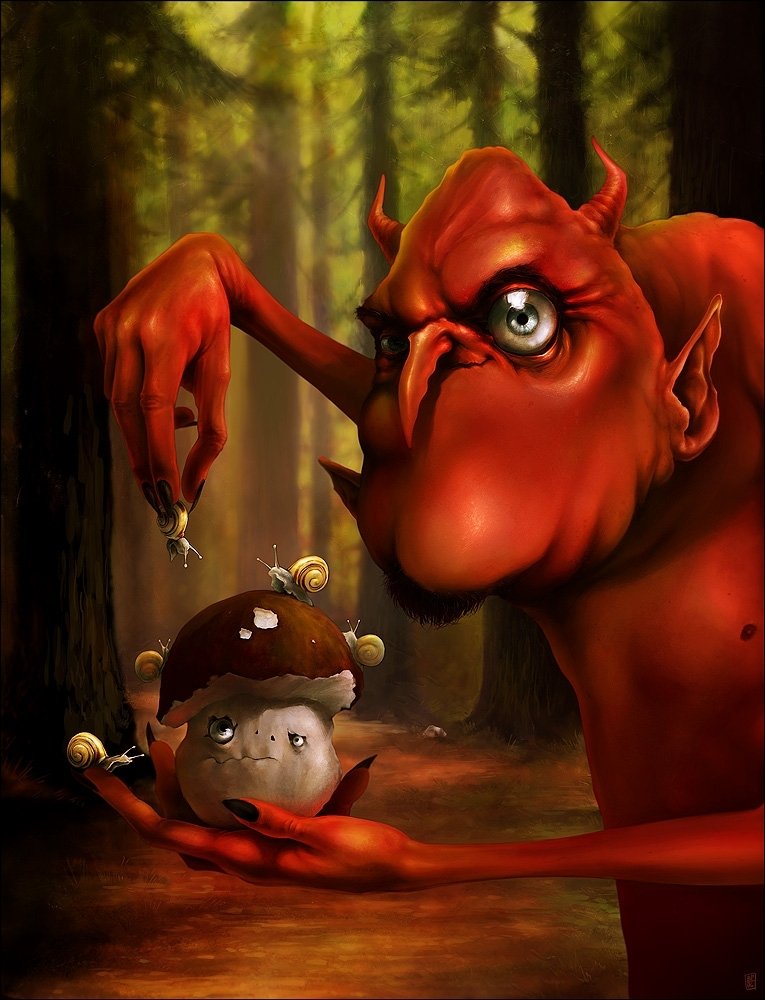 Download Fantasy CGI Goblin Forest Creature Art