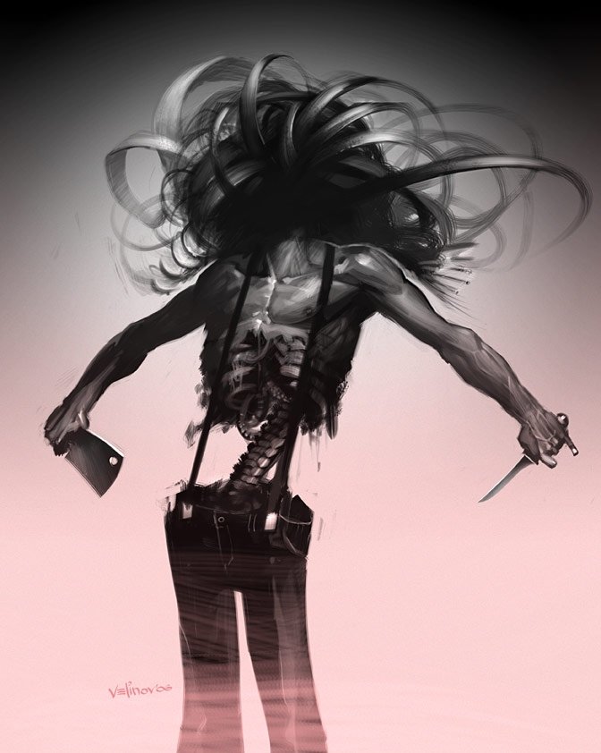 Download Knife Dark Skeleton Dark Art Horror Art