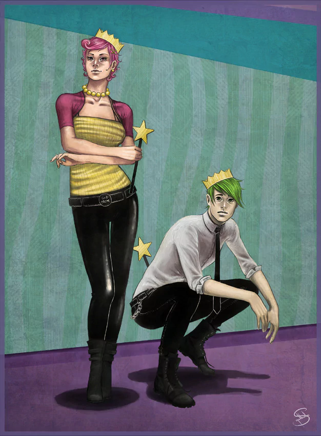 video game Mario illustration DUO Crowns (Mario Strikers) Image