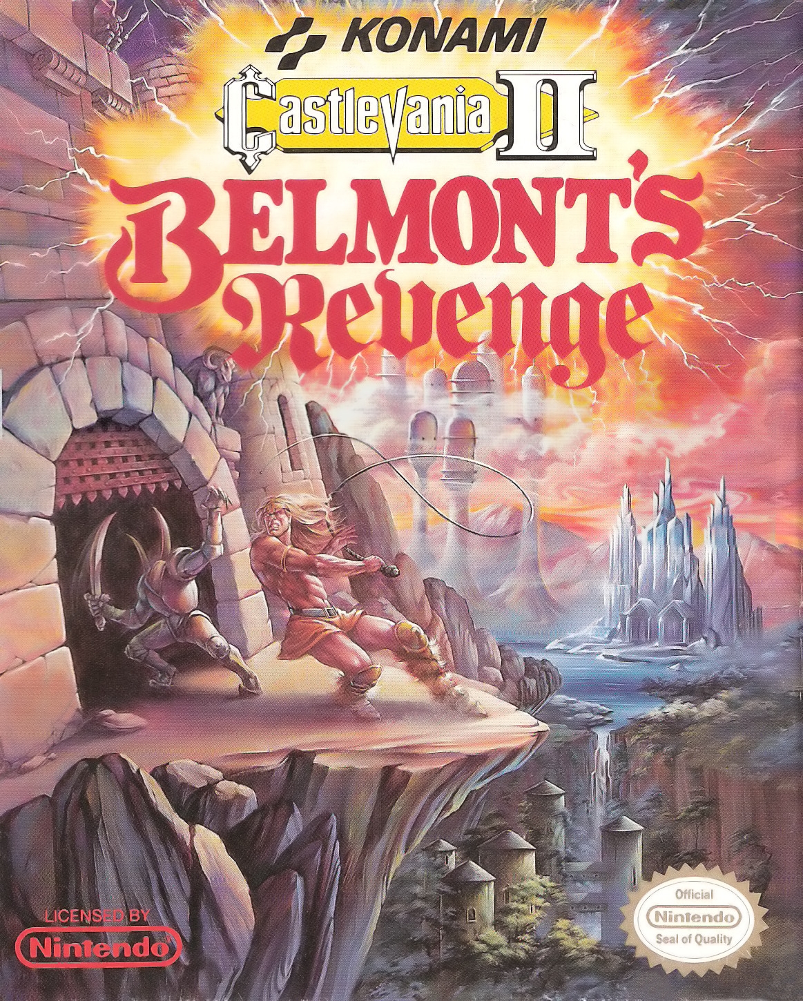 Castlevania II: Belmont's Revenge Art