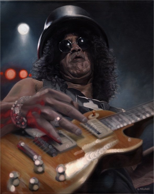 Download Music Slash Guitarist Electric Guitar Concert Art