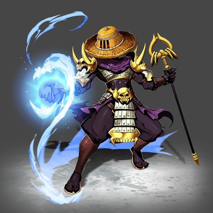 Download Video Game Double Dragon Neon Warrior Magic Staff Art