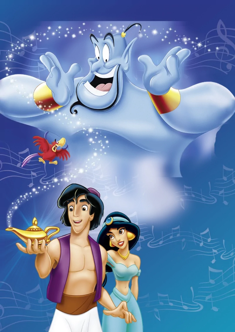 Princess Jasmine Aladdin Genie (Disney) movie Aladdin (1992) Image