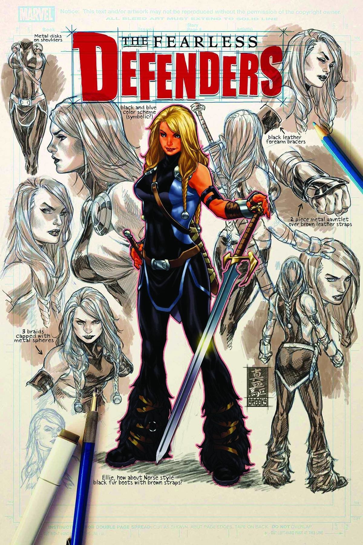 Download Comic The Fearless Defenders Art