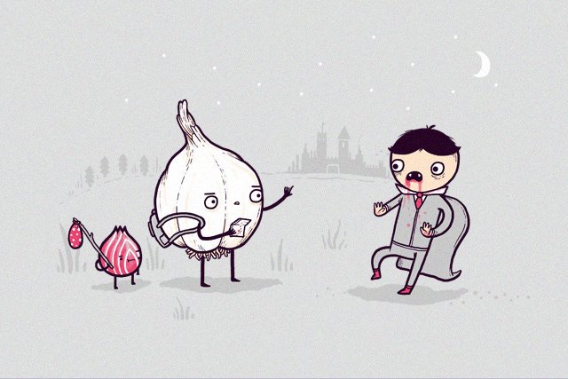 Download Food Onion Garlic Vampire Cartoon Art