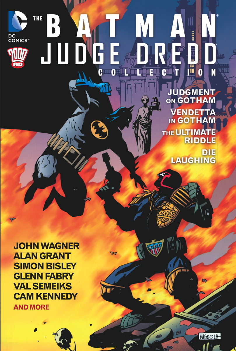Batman/judge Dredd Art