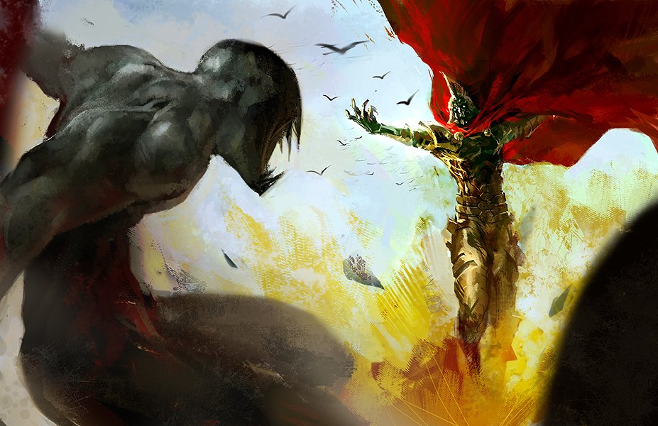 Download Artistic Fantasy Battle Superhero Art