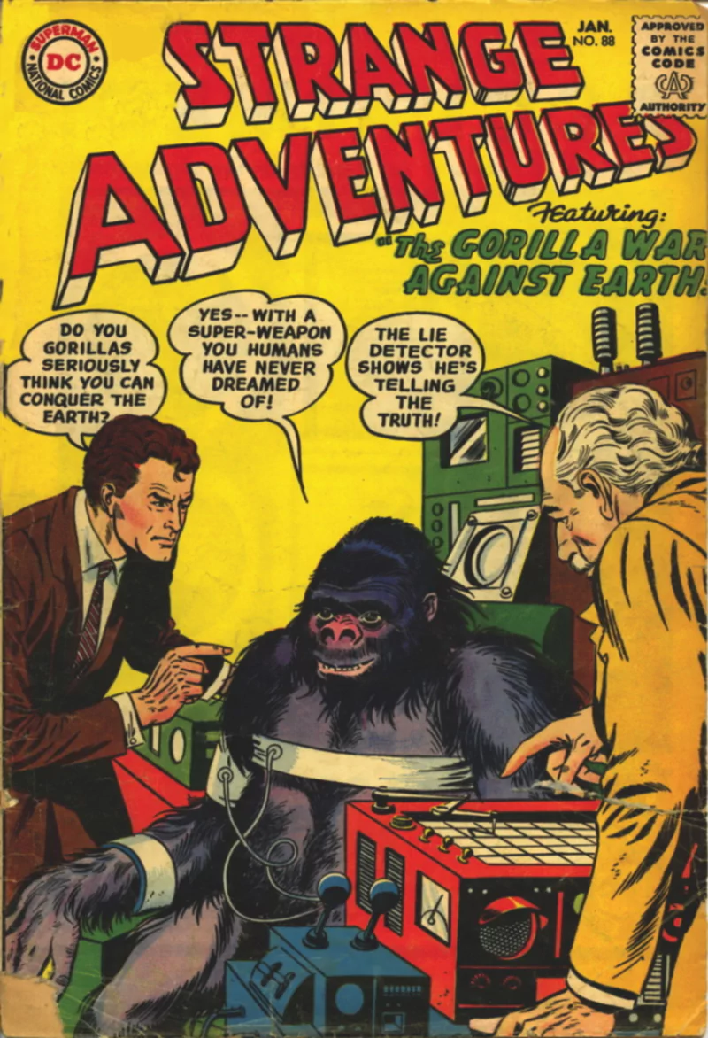 Comic strange adventures Image