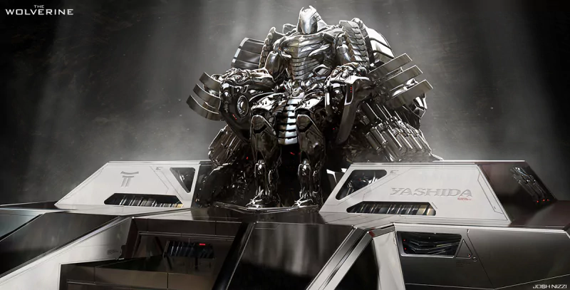 Comic Silver Samurai Image