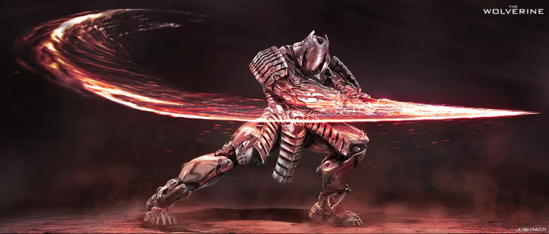 Comic Silver Samurai Image