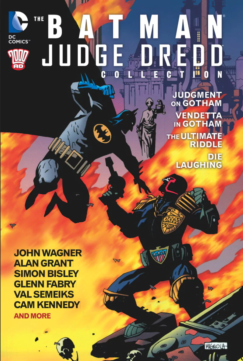 Comic batman/judge dredd Image