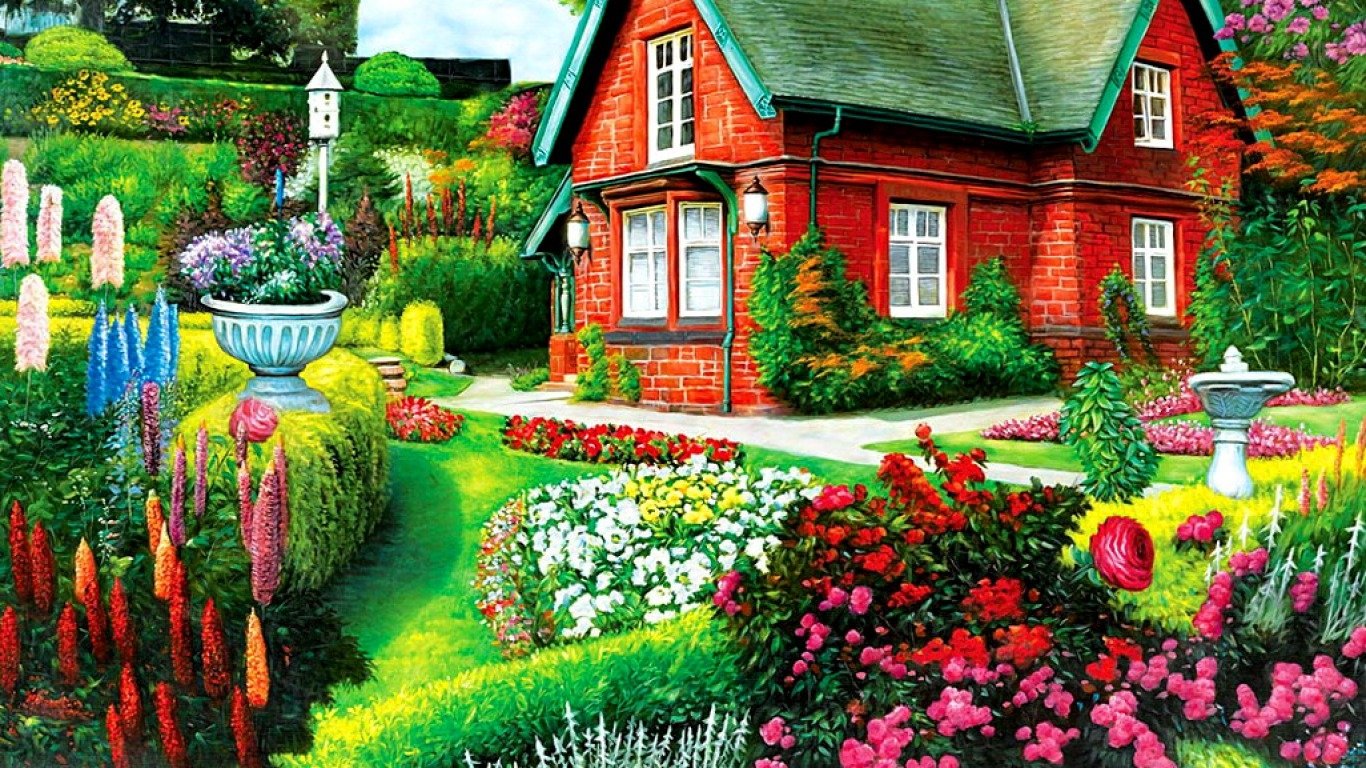 The Red Brick House Art - ID: 61411