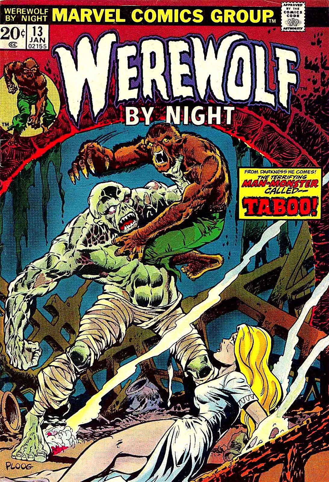 Download Comic Werewolf By Night (Marvel Comics) Art