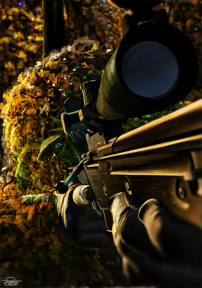 Marine Scout Sniper by Archangelgabriel